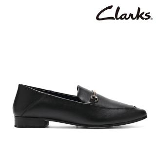 【Clarks】女鞋 -Mellowe Step真皮樂福鞋(黑色)(CLF34183C)