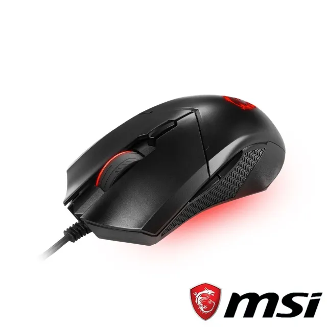 【MSI 微星】搭滑鼠墊★Clutch GM08 電競滑鼠+AGILITY GD21