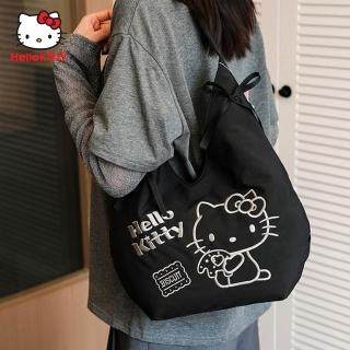 【SANRIO 三麗鷗】凱蒂貓大容量托特包 單肩包(Hello Kitty)