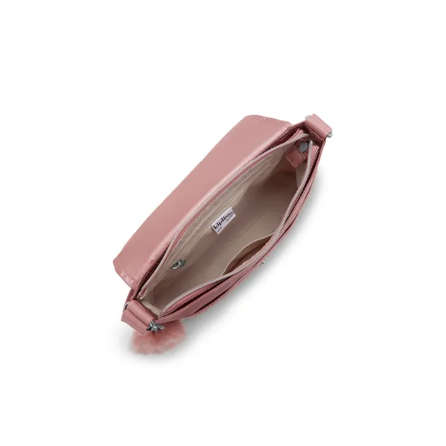 【KIPLING】（網路獨家款）金屬粉翻蓋兩用側背包-SIRAZ