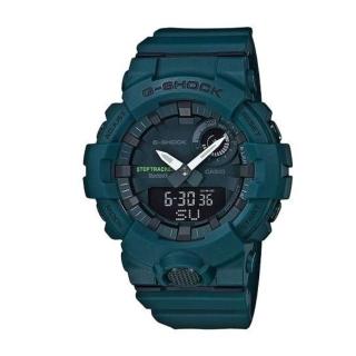 【CASIO 卡西歐】G-SHOCK 完美城市運動休閒藍芽錶-綠 GBA-800-3A