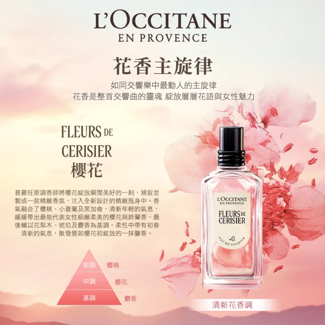 【L’Occitane 歐舒丹】官方直營 經典淡香水50ml-任選