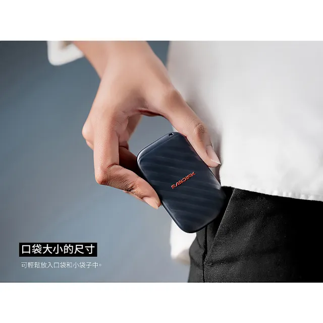 【SanDisk 晟碟】SANDISK E10 Portable Drive 外接固態硬碟 500GB (公司貨)