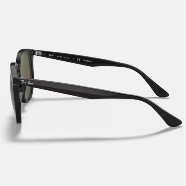 【RayBan 雷朋】瘦子配戴款 六角形膠框偏光抗UV太陽眼鏡(RB4306F-601/9A 54mm 偏光鏡片)