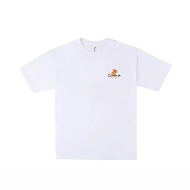 【CONVERSE】Conevrse KR STREET FOOD CITY TEE 男款 白色 舒適 休閒 短袖 UCK170-001