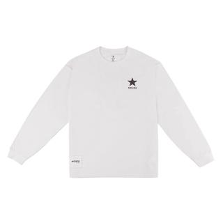 【CONVERSE】TEE 男款 白色 舒適 運動 休閒 長袖 UCK060-W2Y