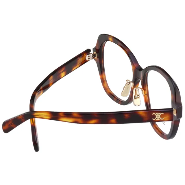【CELINE】凱旋門 光學眼鏡(琥珀色)CL50179F