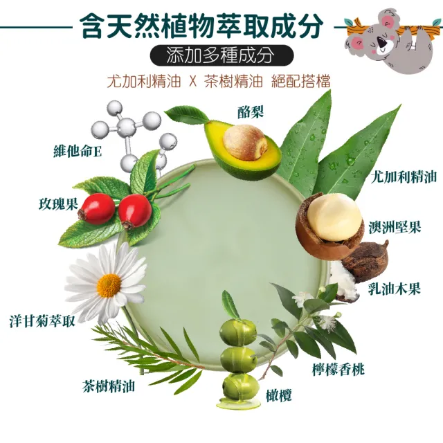 【AUS LIFE 澳思萊】尤加利舒緩全效霜x4入組(修護必備 寶媽適用)