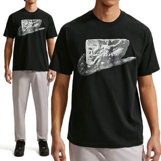 【NIKE 耐吉】AS U NSW TEE LSE STONE FUTURAS 男款 黑色 休閒 短袖 IM3776-010
