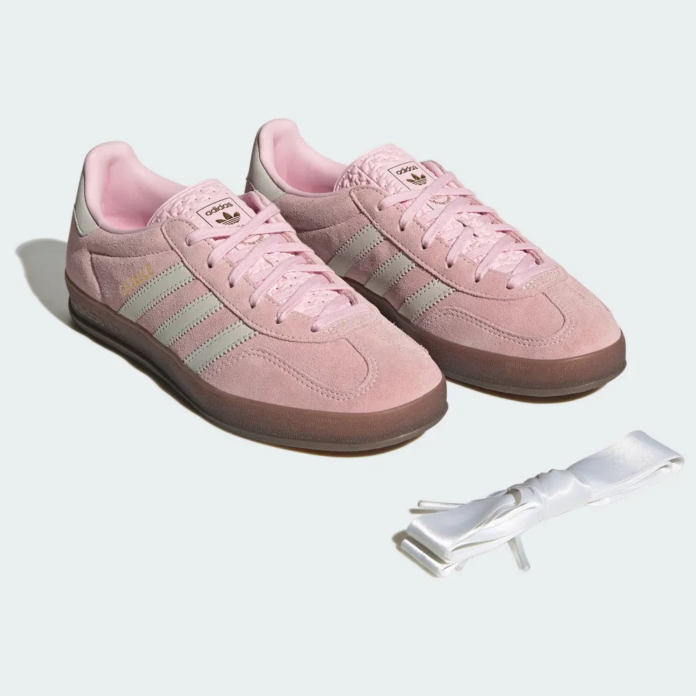 【adidas 愛迪達】GAZELLE INDOOR 運動休閒鞋 德訓鞋 滑板 復古 女鞋 - Originals JI2716