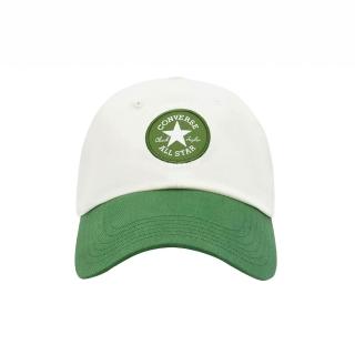 【CONVERSE】中性 白綠色 舒適 運動 遮陽 Logo 休閒 棒球帽 UA5805-E49