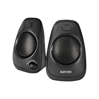 【KINYO】USB立體聲多媒體喇叭/立體音箱(電腦喇叭/兩件式音箱 福利品)