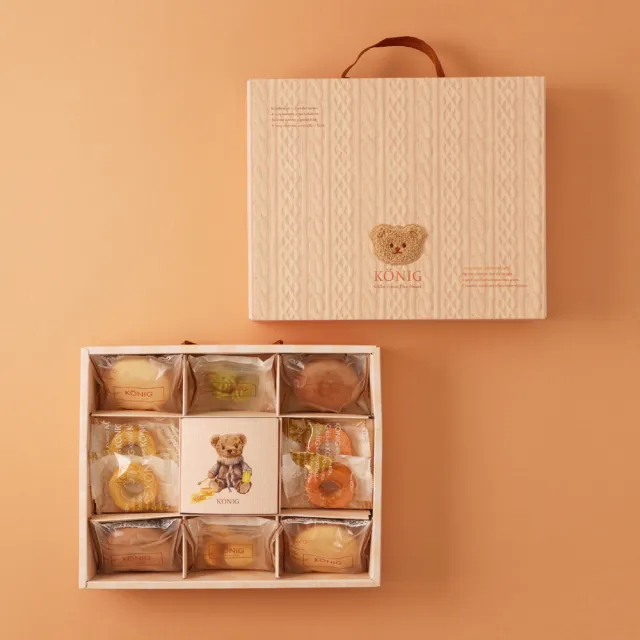 【金格食品】暖暖Bear經典款禮盒(伴手禮/彌月)