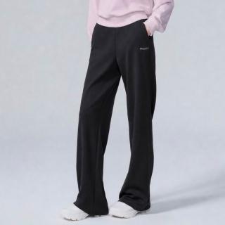 【Discovery Expedition】Air Knit 女版訓練微寬版直筒長褲 機能長褲 NINGNING同款(DWTP43064-BKS)
