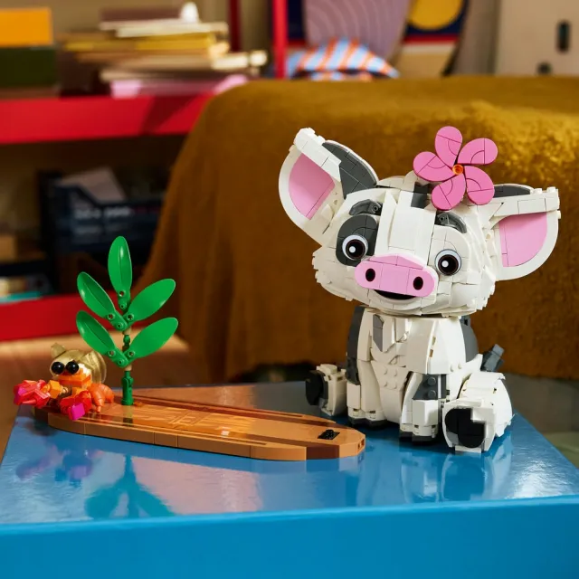 【LEGO 樂高】迪士尼公主系列 43292 噗噗(動物玩具 海洋奇緣 禮物 玩具)