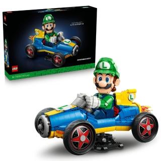 【LEGO 樂高】超級瑪利歐系列 72050 瑪利歐賽車：路易吉＆G力量(任天堂 積木 居家擺飾 玩具車 禮物 周邊)