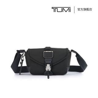 【TUMI】Alpha Bravo Compass 彈道尼龍掀蓋斜背包 - 黑色(TUMI 官方旗艦店)