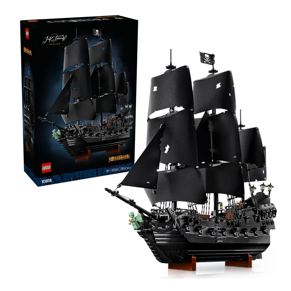 【LEGO 樂高】Icons 10365 史傑克船長的海盜船(神鬼奇航 居家擺設 積木 玩具)