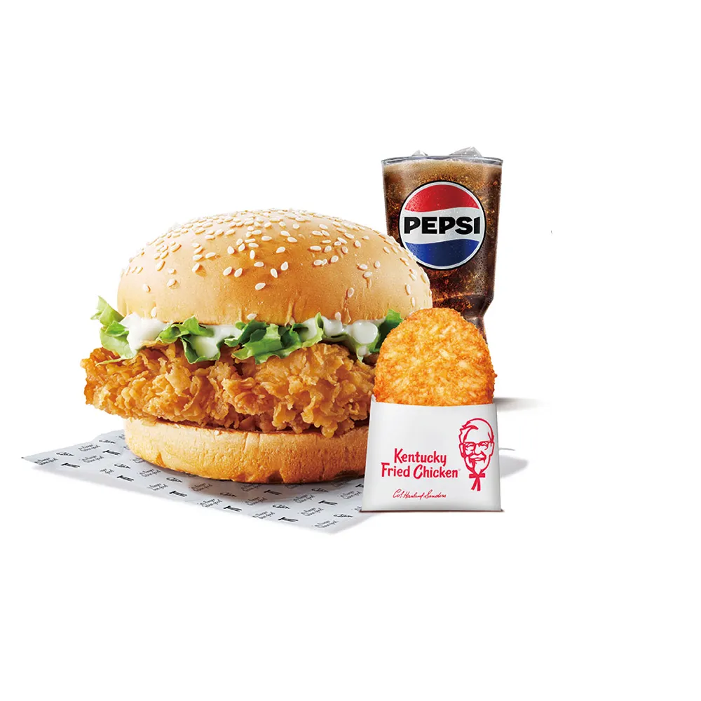 【肯德基】薯餅堡足餐 好禮即享券