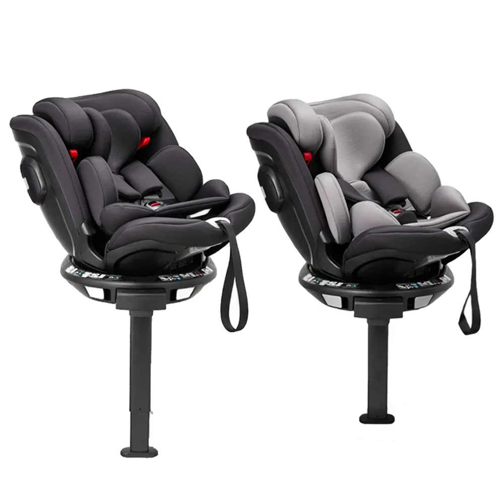 【YODA】VIP限定旗艦Isize0-12歲360度全向旋轉汽車安全座椅/汽座/ISOFIX(兩色可選)