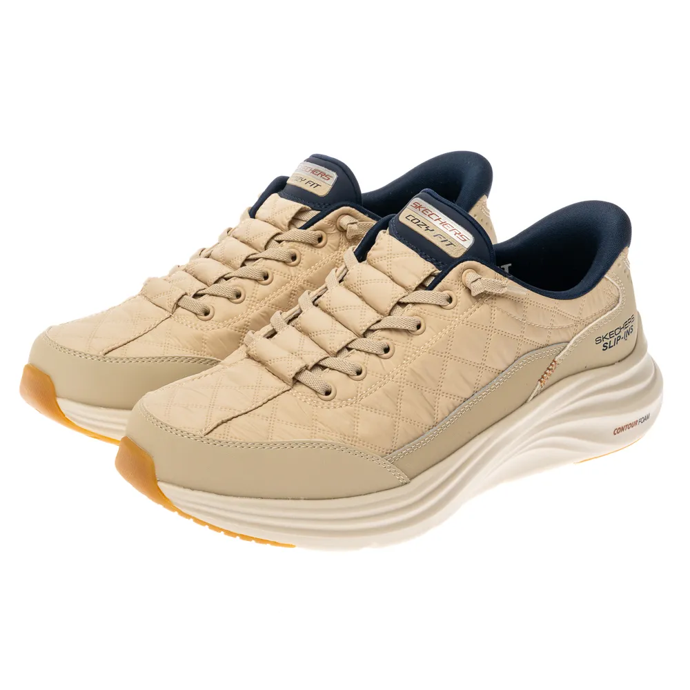 【SKECHERS】男鞋 休閒系列 休閒鞋 瞬穿舒適科技 CONTOUR FOAM 寬楦款 (232619WNTNV)
