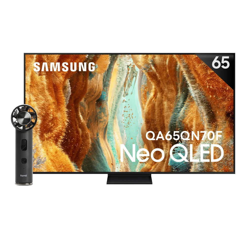 【Samsung 三星】65型 4K Neo QLED 144Hz Mini LED AI智慧顯示器 65QN70F 壁掛安裝(QA65QN70FAXXZW)