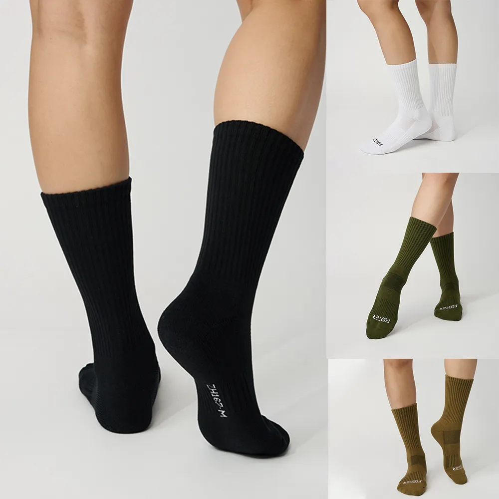 【FOOTER】6入組極簡素色主義者運動氣墊襪-男/女款(ZH167M/L/XL)
