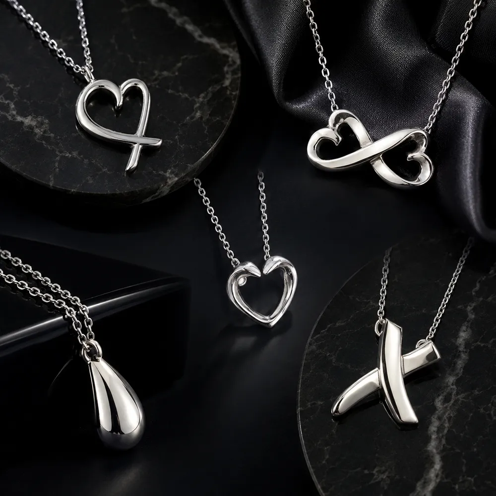 【Tiffany&Co. 蒂芙尼】純銀項鍊手鍊情耳環(15款任選)