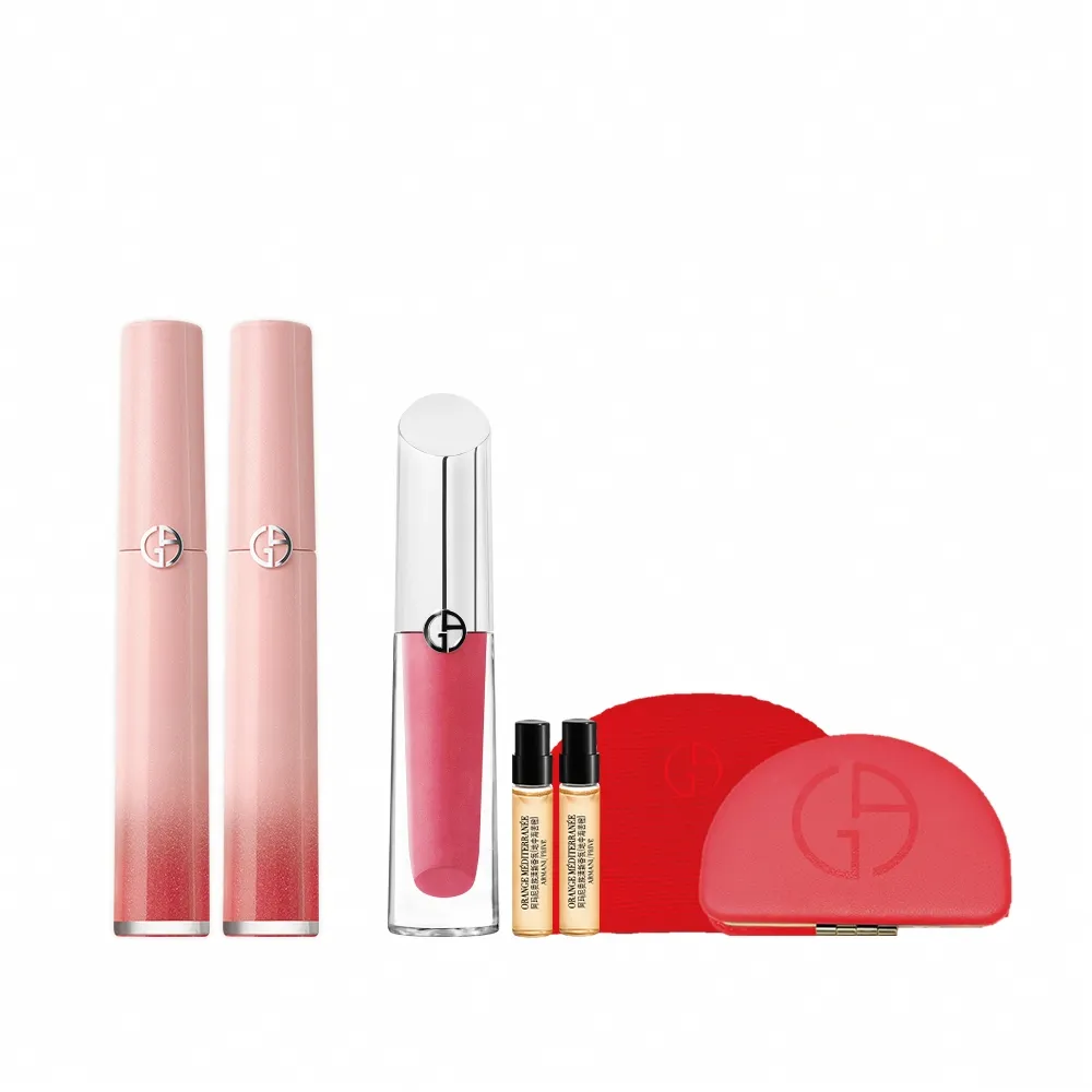 【ARMANI 亞曼尼】官方直營 霓虹幻彩限定唇萃 (6.5ml/唇彩/唇釉/GA)