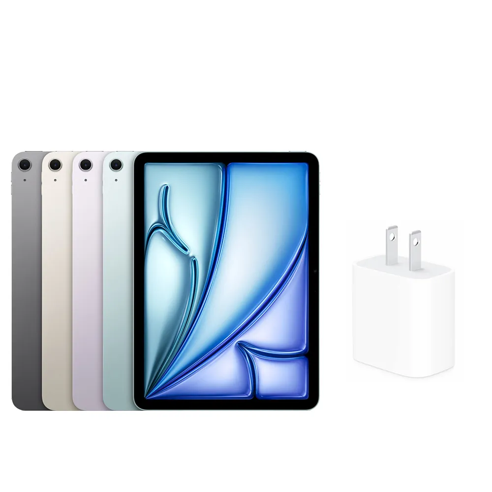 【Apple】2026 iPad Air M4晶片/11吋/WiFi/256G 平板電腦(20W原廠快充頭組)