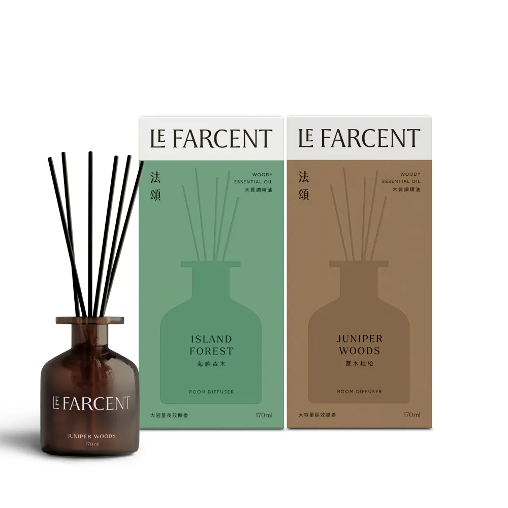 【Farcent 法頌】法頌精油擴香170ml-蒼木杜松/海嶼森木