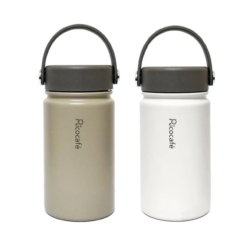 【RICO 瑞可】陶瓷易潔層廣口保溫杯-380ml(JPC-380)