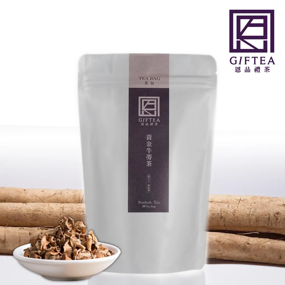 【恩品禮茶】100%台灣黃金牛蒡茶包1包(6g*30入/包)