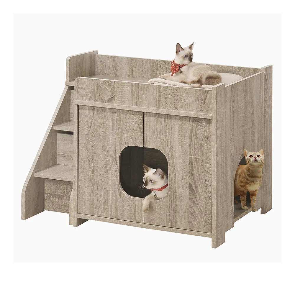 【TC home】寵物別墅-貓砂櫃/貓窩/貓家具/貓跳台
