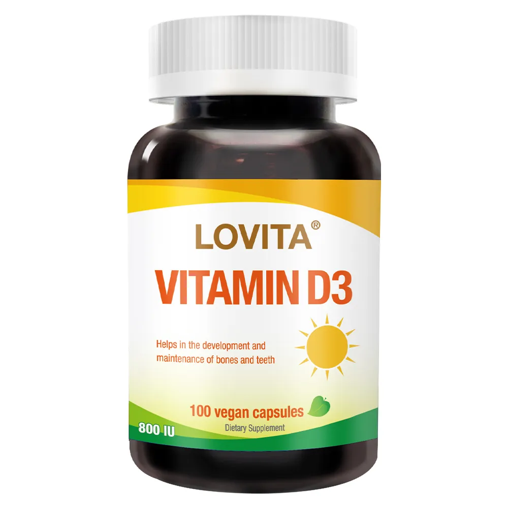 【LOVITA 愛維他】維他命D3素食膠囊800IU(100顆)
