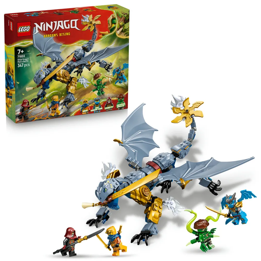 【LEGO 樂高】旋風忍者系列 71855 忍者龍阿隆之戰(玩具龍 忍者遊戲 積木 玩具)