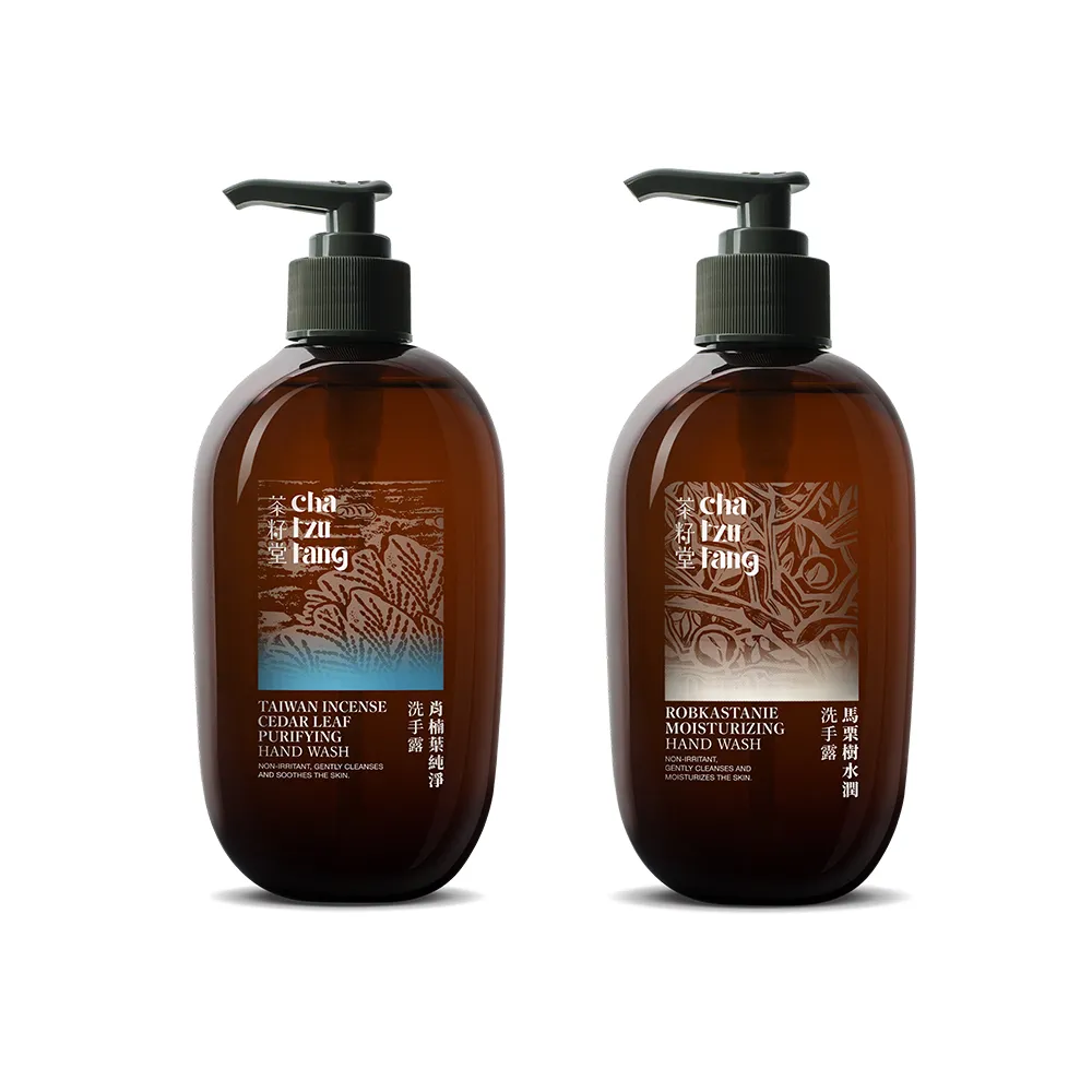 【茶籽堂】溫和保濕洗手露500mL｜紓壓植萃香氣(肖楠葉純淨/馬栗樹水潤/乾性肌/中性肌)