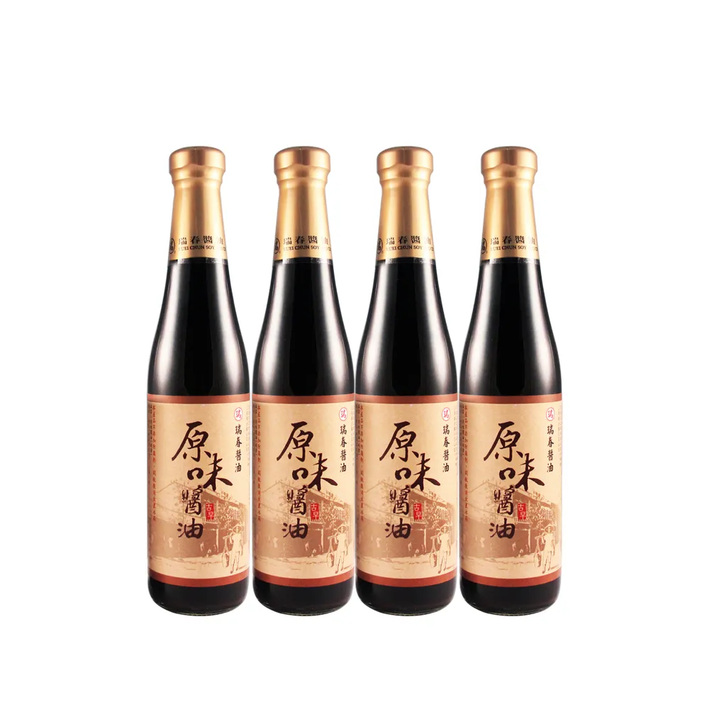 【瑞春醬油】原味醬油X4入(420ml/瓶)