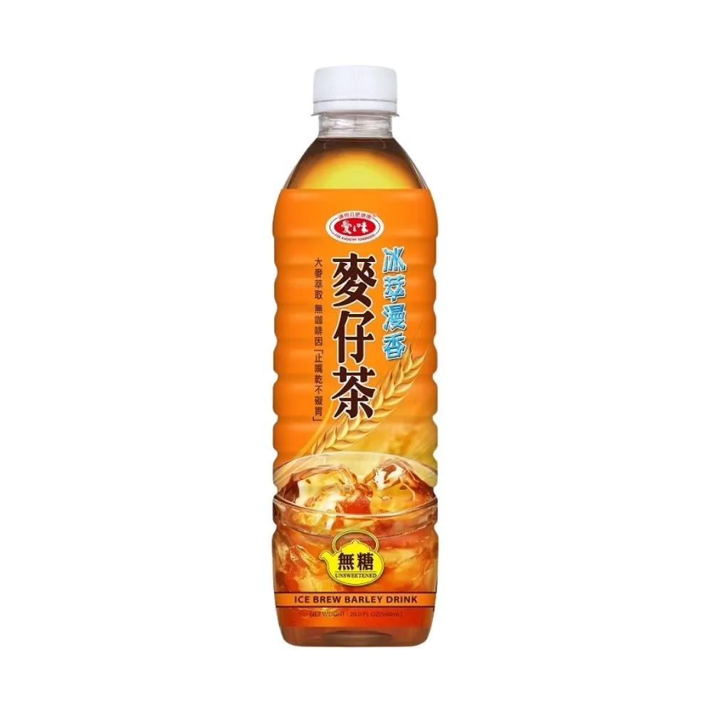 【愛之味】冰萃漫香無糖麥仔茶590mlx24入/箱