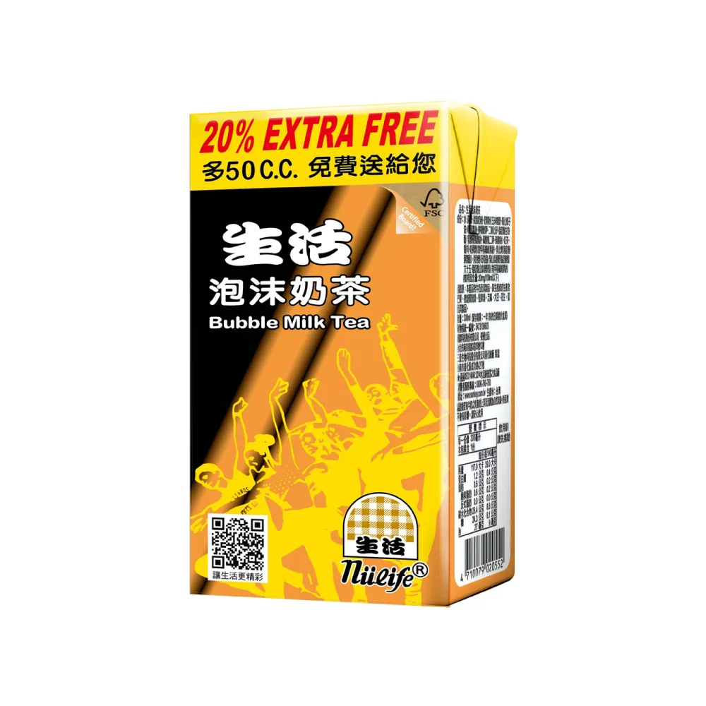 【生活】泡沫奶茶300mlx24入/箱