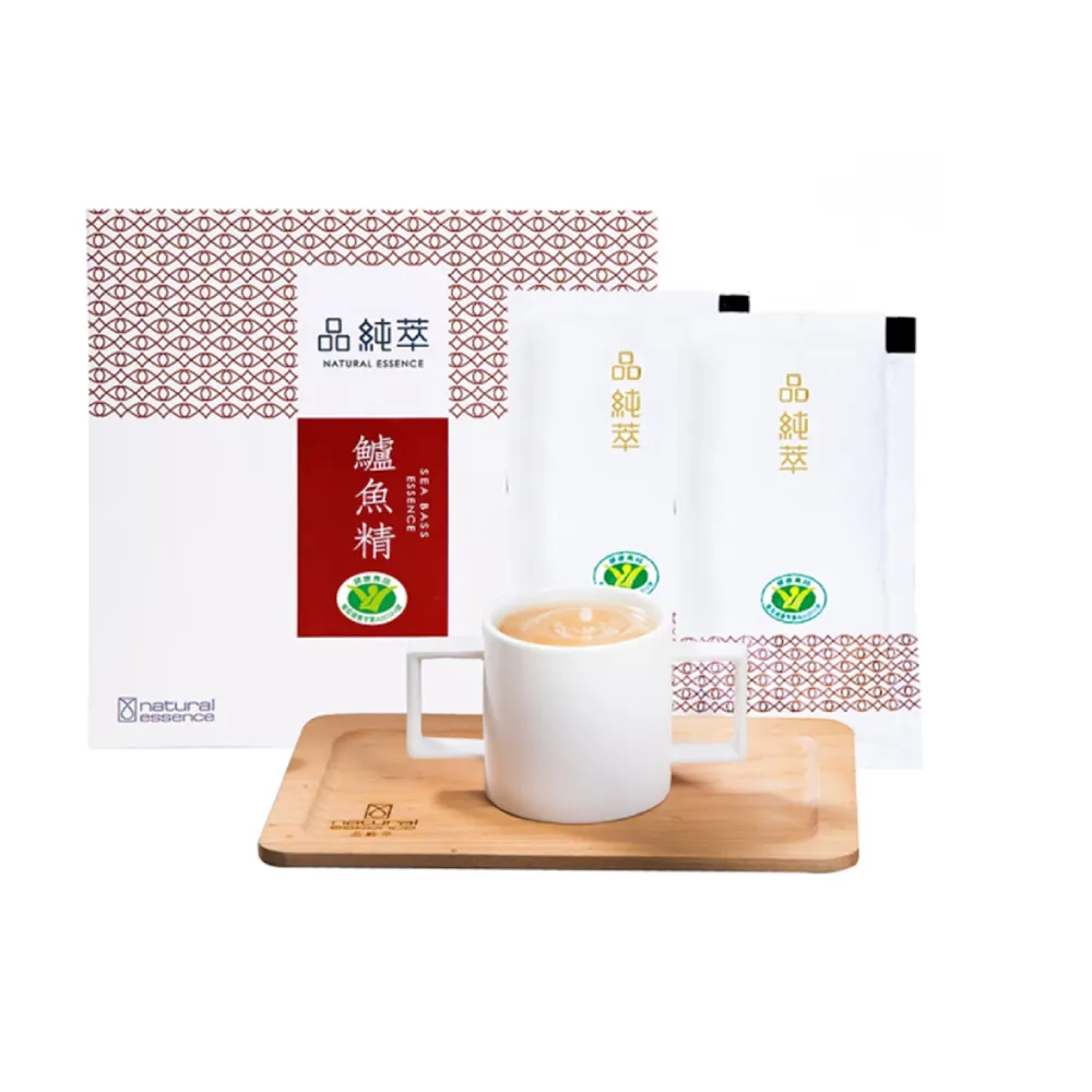 【品純萃】原味鱸魚精60ml*10包/盒加送1包(禮盒/送禮/獨家專利/黃金班)