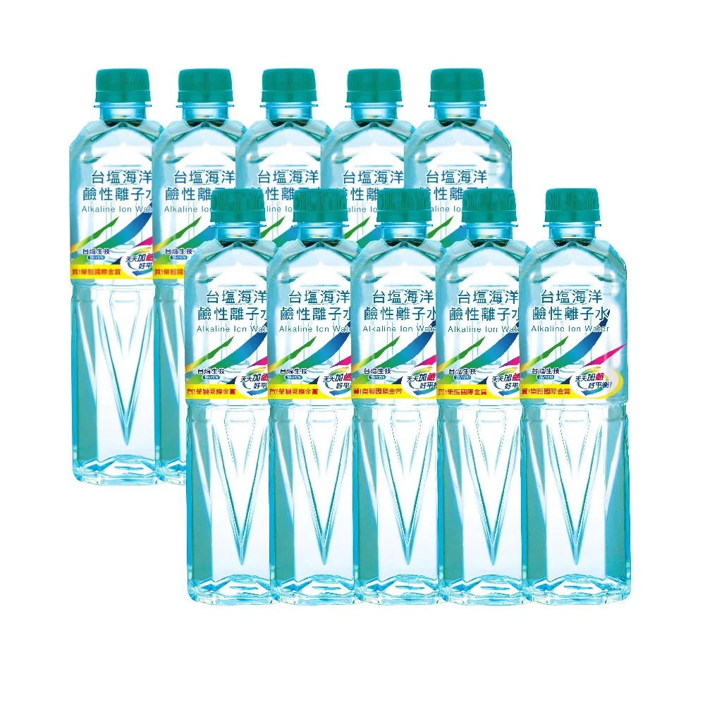 【台鹽】海洋鹼性離子水600mlx10箱/共240入(官方直營)