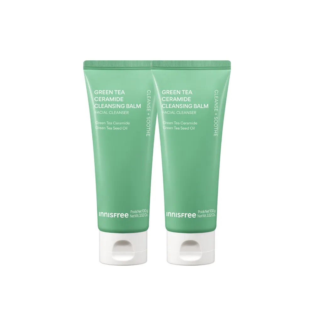 【innisfree】綠茶神經醯胺洗卸兩用膏 100g(2入組)