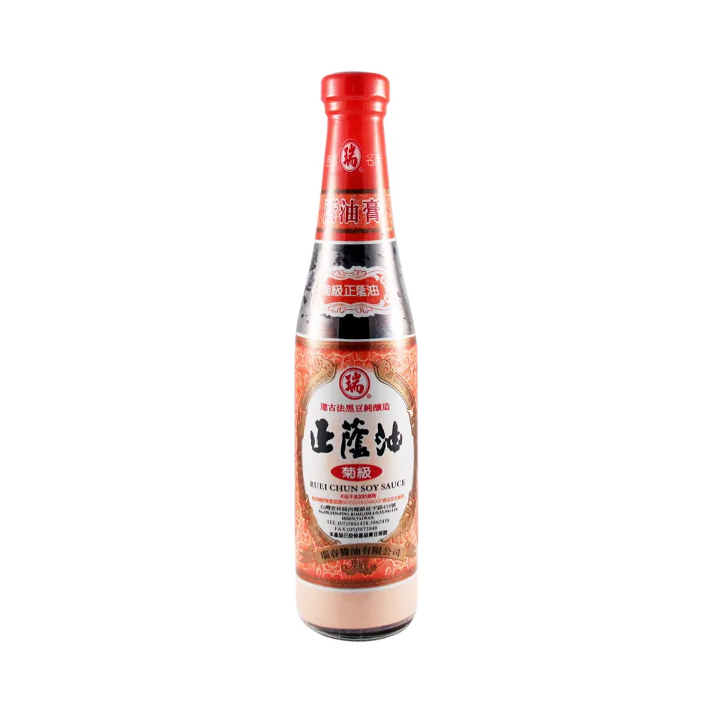 【瑞春醬油】菊級正蔭油(420ml/瓶)