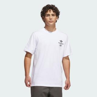 【adidas 愛迪達】SKATEBOARDING 短袖上衣 KS4335 男款ORIGINALS休閒T恤 白鶴圖騰
