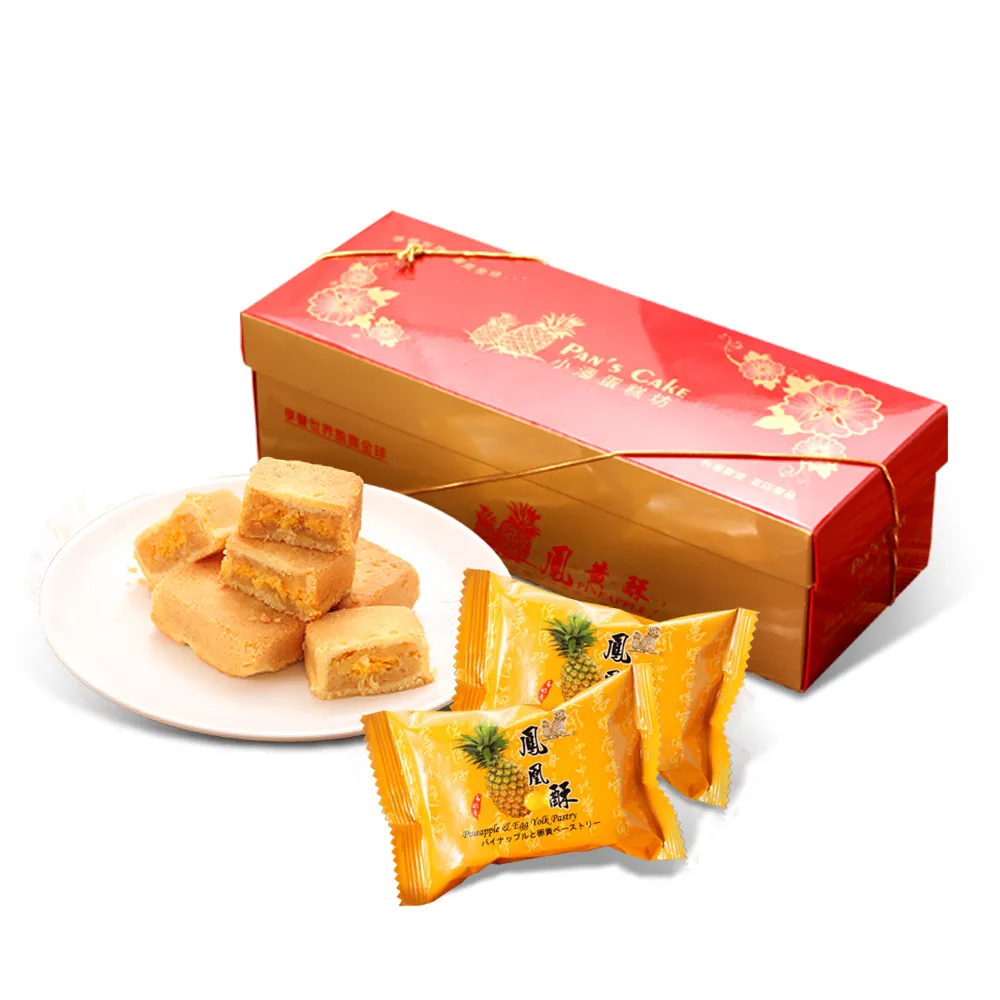 【小潘鳳梨酥】鳳凰酥*4盒(12/盒 沒有附提袋)_中秋月餅禮盒 年節禮盒 企業送禮