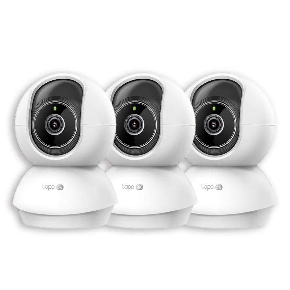(三入組)【TP-Link】Tapo C250 4K 800萬畫素 Wi-Fi可旋轉監視器 哭聲偵測 雙向語音 進階夜視12M 攝影機