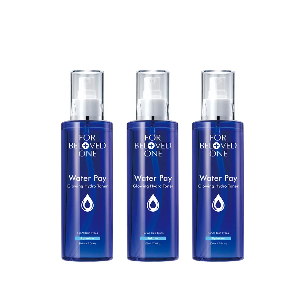 【For Beloved One 寵愛之名】Water Pay 水能亮保濕精華水 200ml 3入組