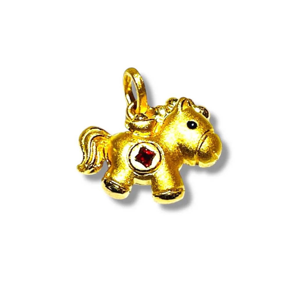 玉都珠寶 黃金富貴小馬0.60錢+-0.02