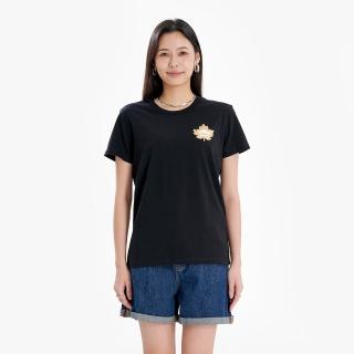 【Roots】女裝-TAIWAN DAY PATCHES 短袖上衣 (黑色)